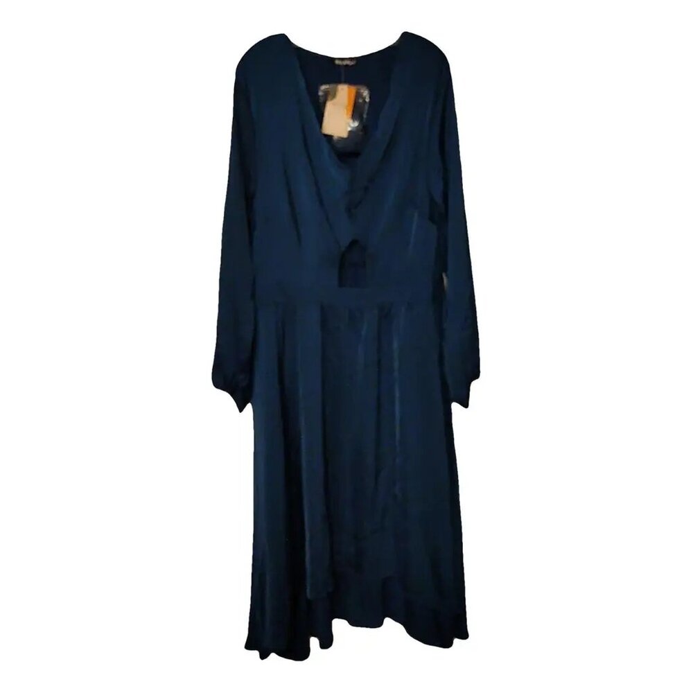 H & M Dark Green High Low Dress, Size 20